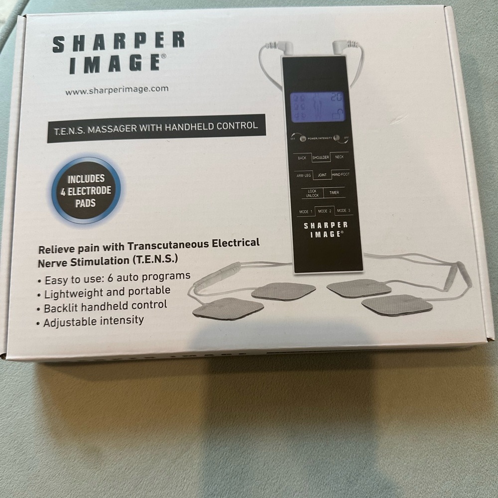 Sharper Image T.E.N.S. Device with Adjustable Settings
